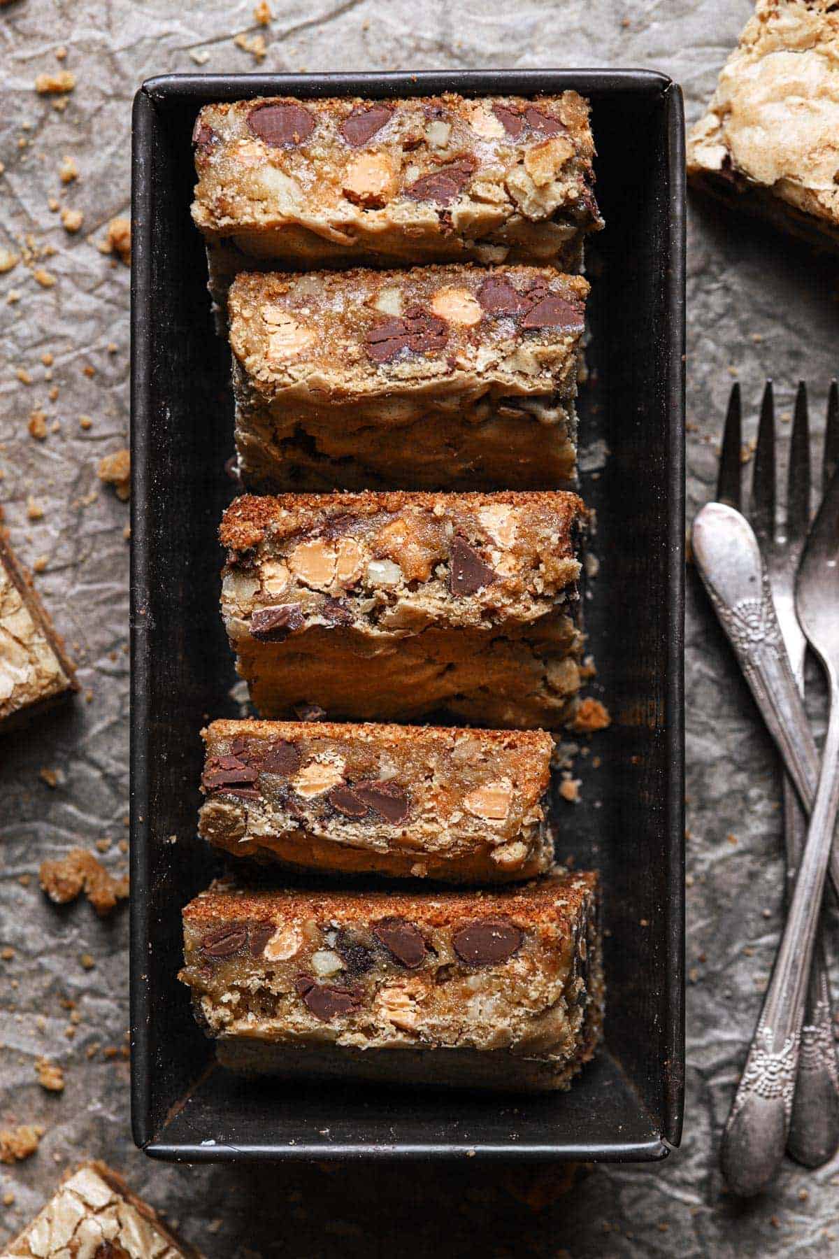 Crazy easy butterscotch blondies