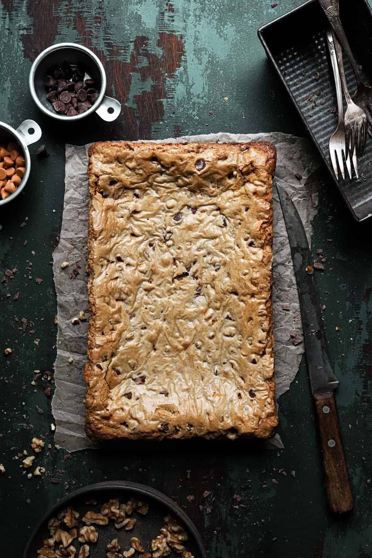 crazy easy butterscotch blondies