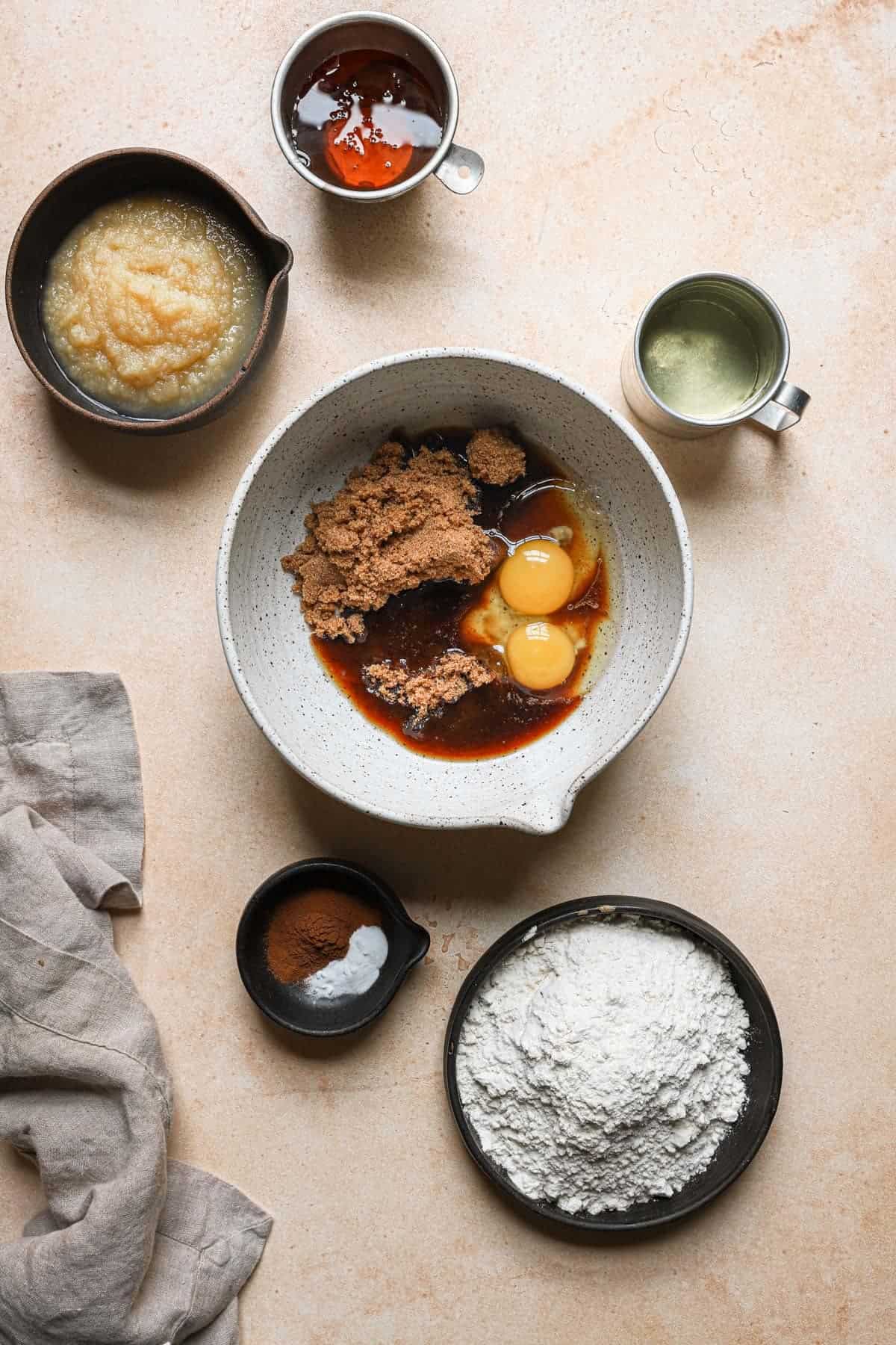 Traditional Jewish honey cake with almonds.