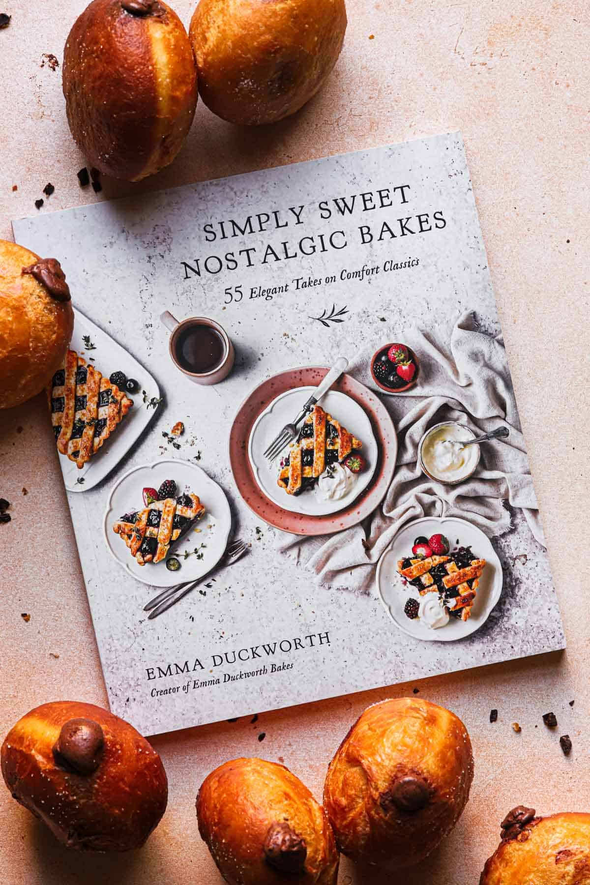 Simply sweet nostalgic bakes' cookbook cover