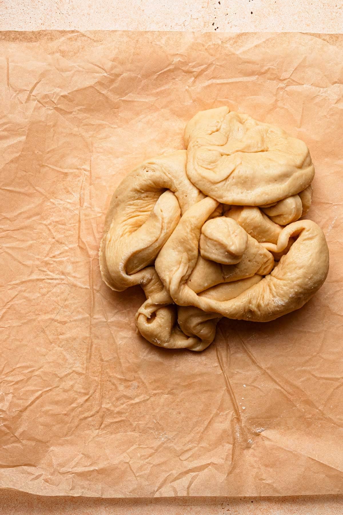 A pile of dough scraps.