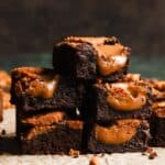 Brownies with cookie butter stack up