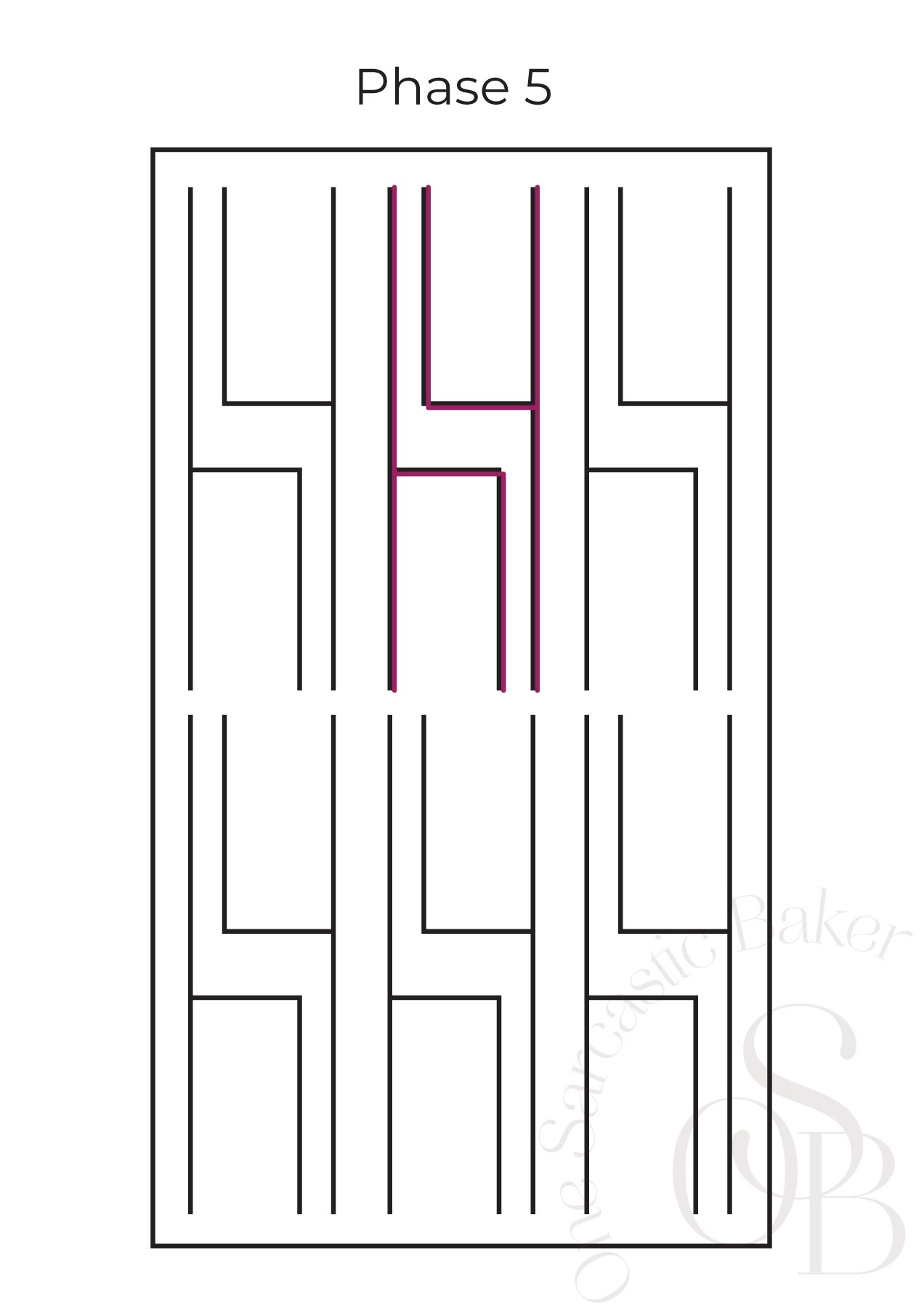 Illustration of phase 5 tempered chocolate