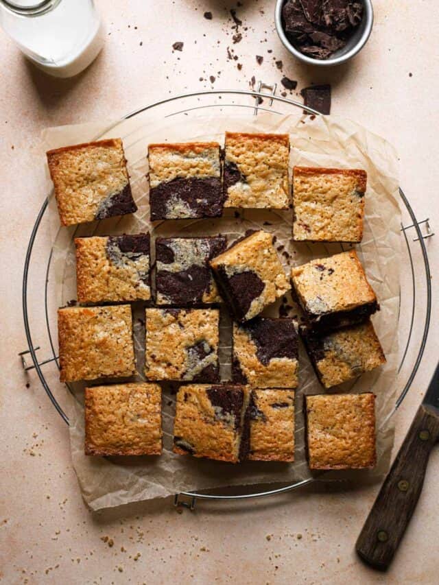 Brownie blondies One Sarcastic Baker