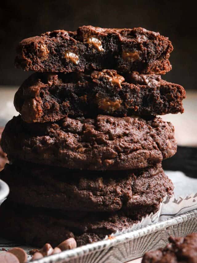 Triple Chocolate Drop Cookies One Sarcastic Baker