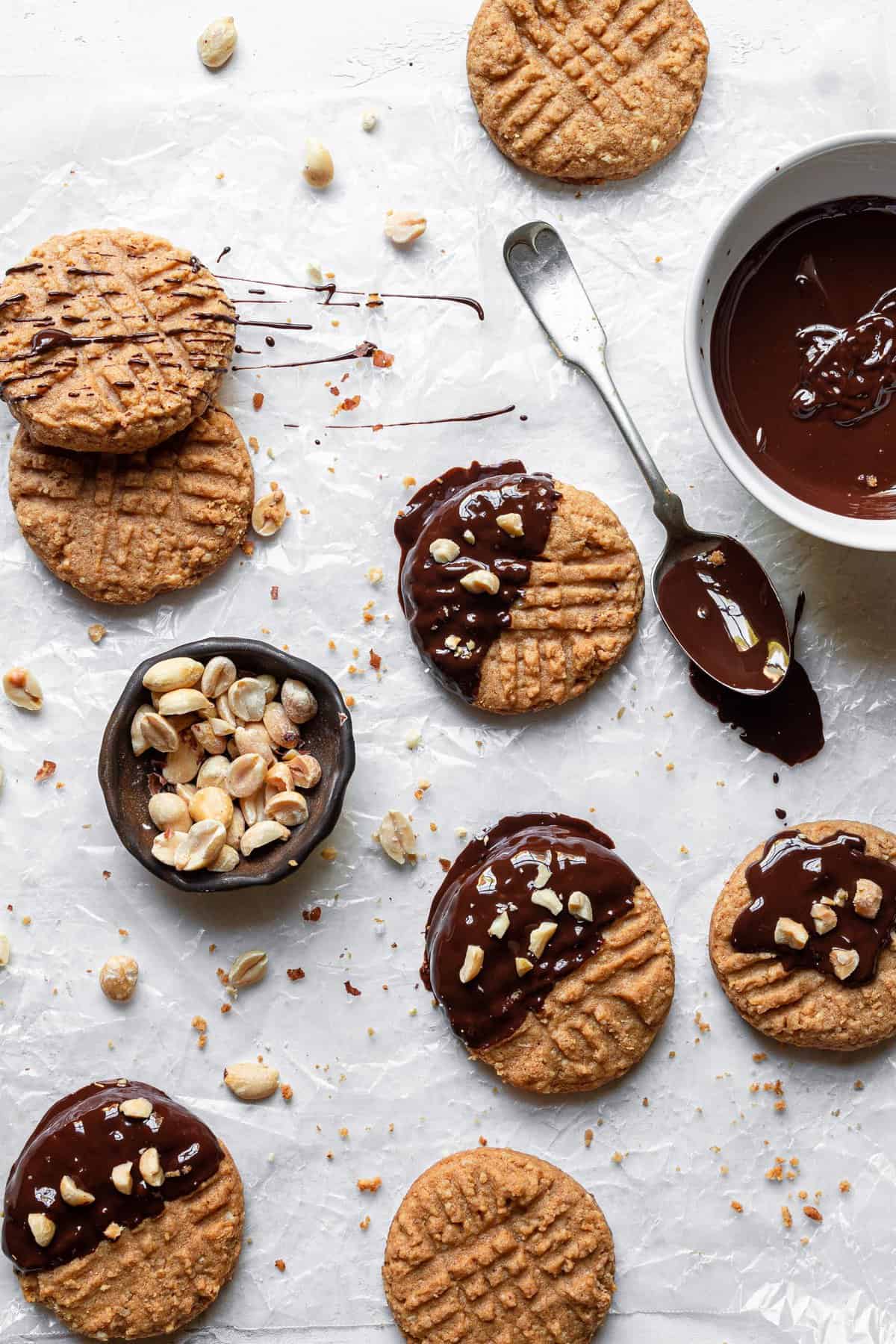 flour free cookies with peanut butter