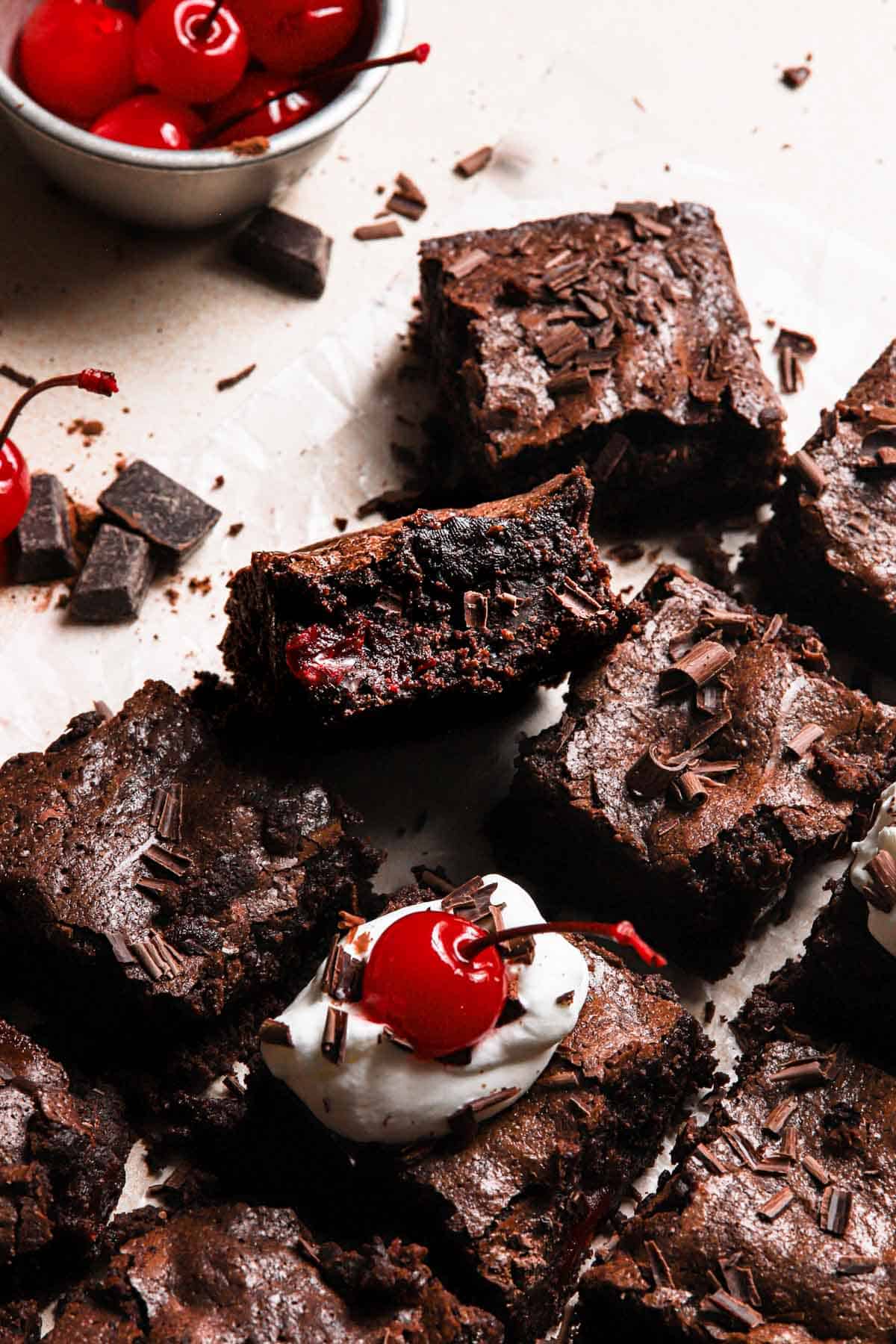 Black Forest brownies.