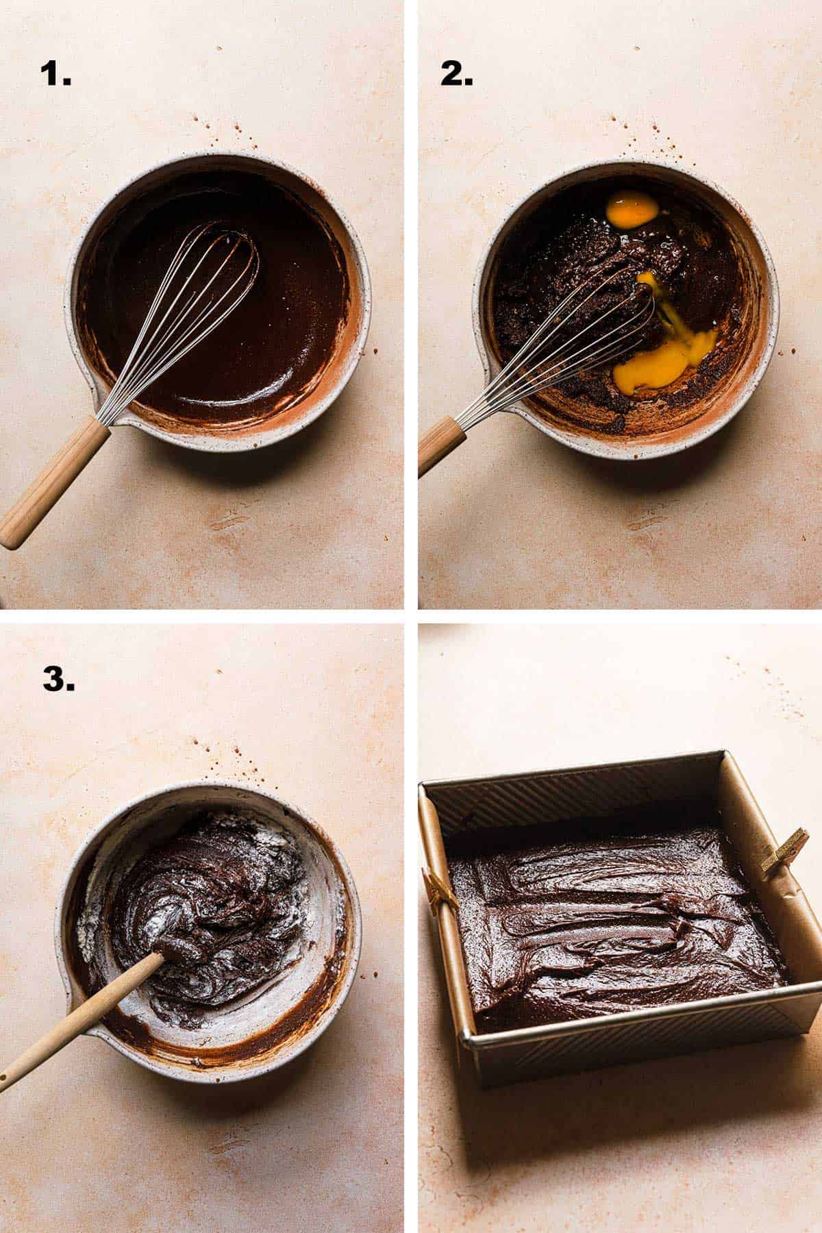 How to make hot cocoa brownies