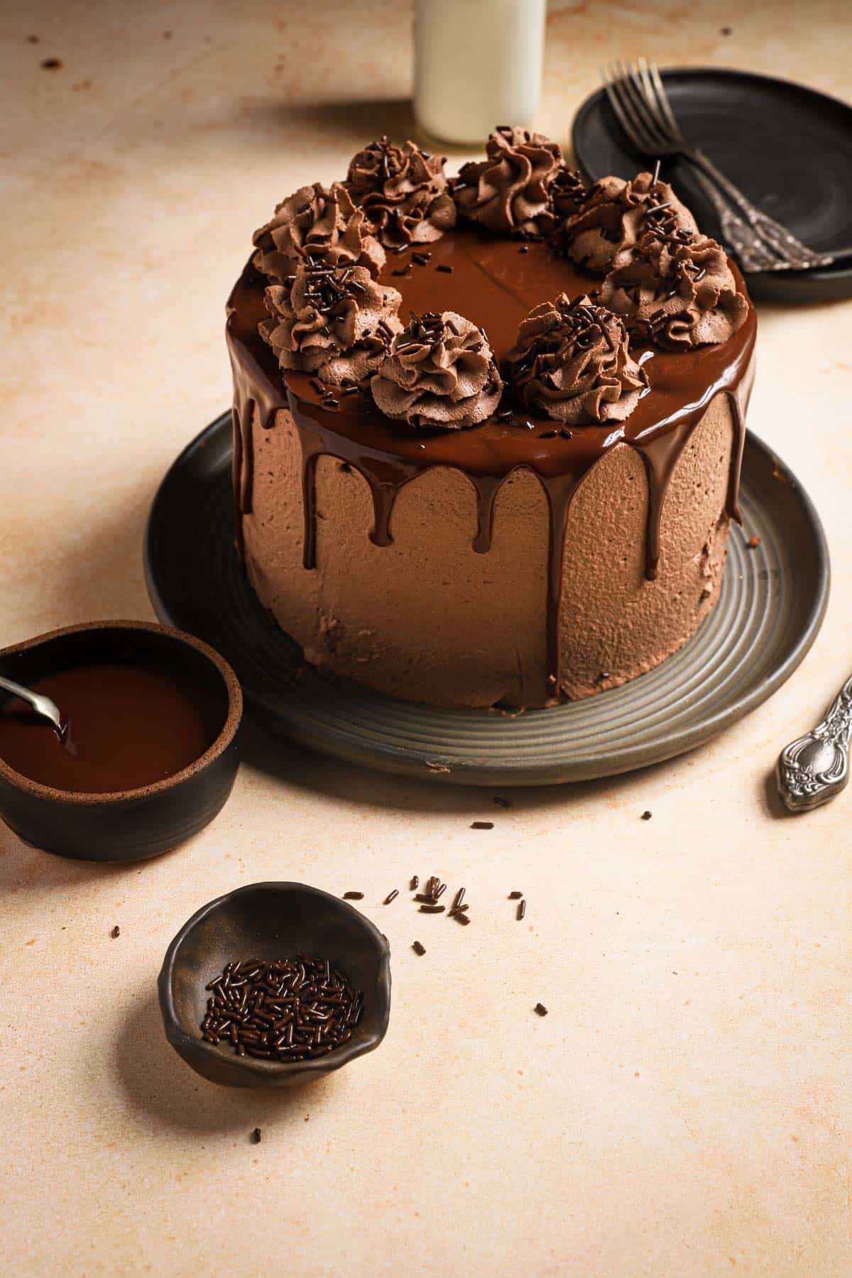 Chocolate drip cake the perfect recipe one sarcastic baker