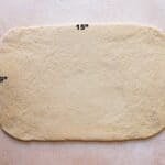 9x15 rectangle dough