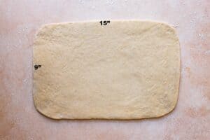 9x15 rectangle dough