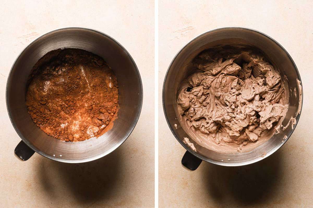 steps to make chocolate whipped cream