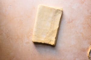 dough folded in three