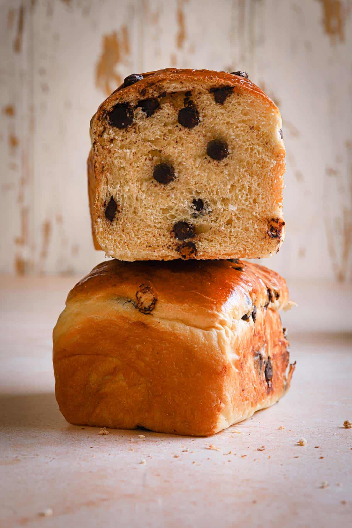 brioche bread with chocolate