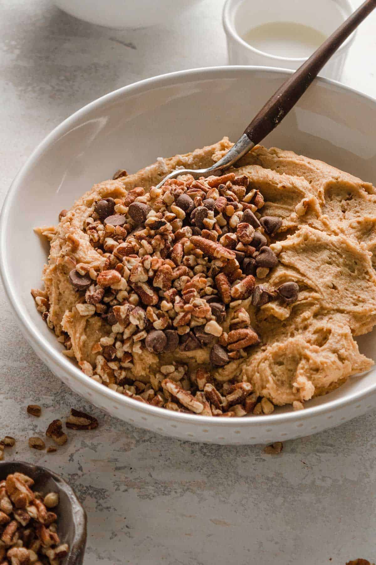 raw espresso cookie dough