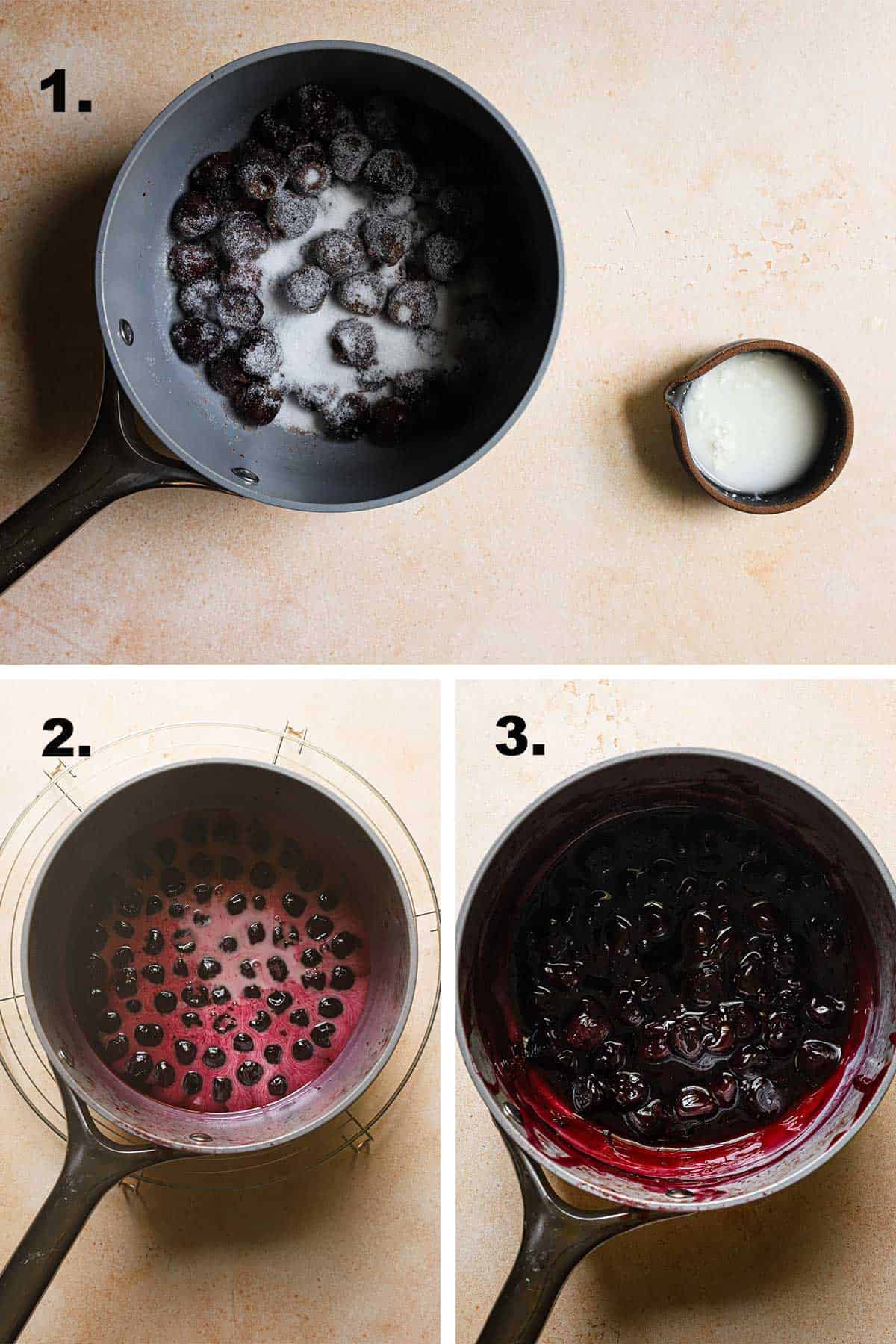 how to make cherry filling