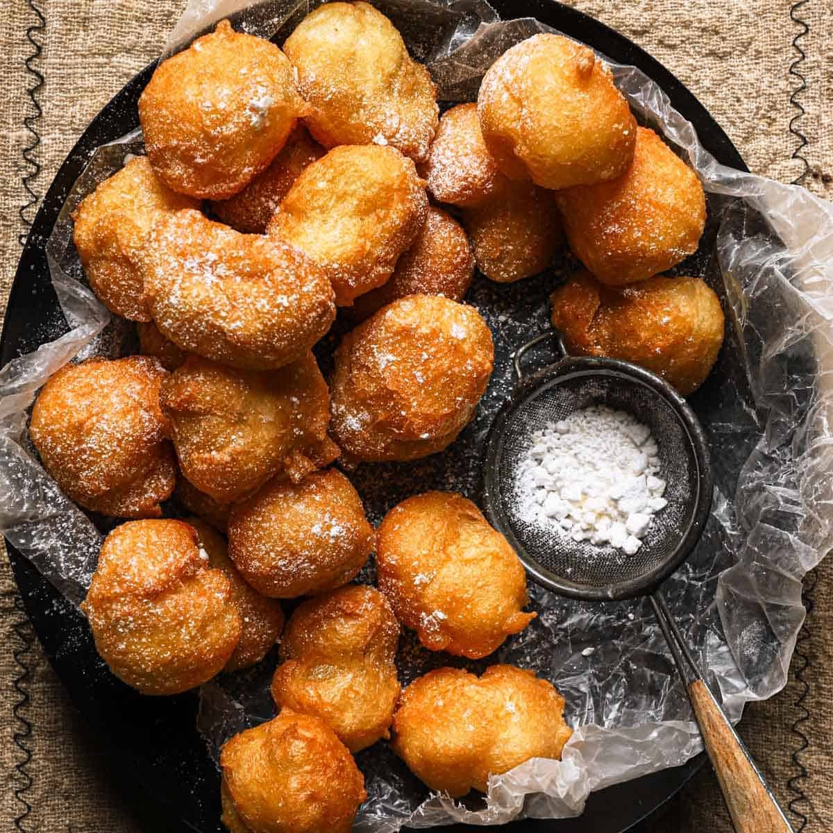 Zeppole, Homemade Italian Donuts - One Sarcastic Baker