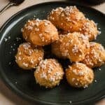 chouquetts in a plate