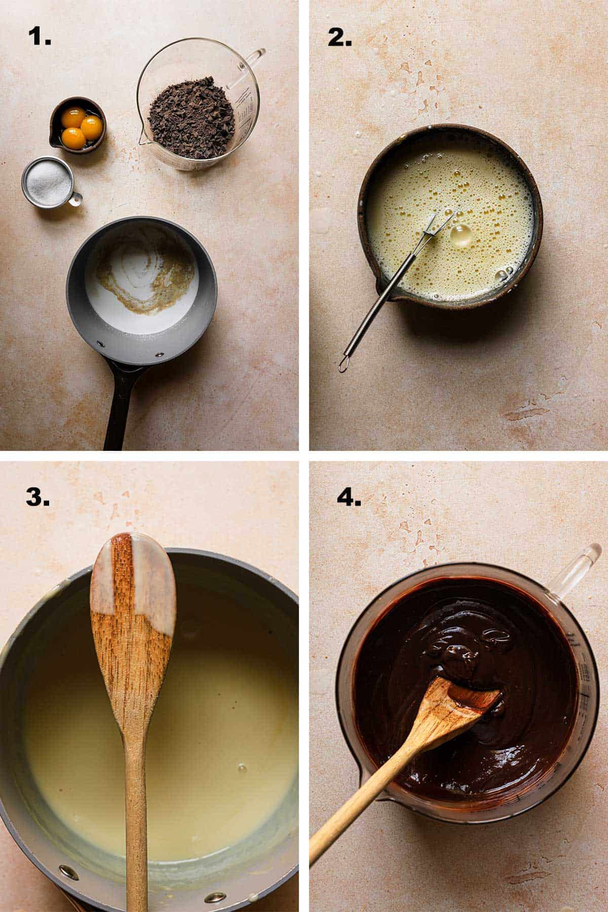 how to make chocolate filling for chocolate tart