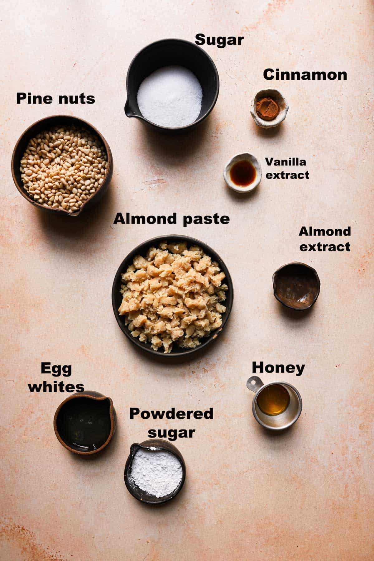 ingredients to make italian cookies