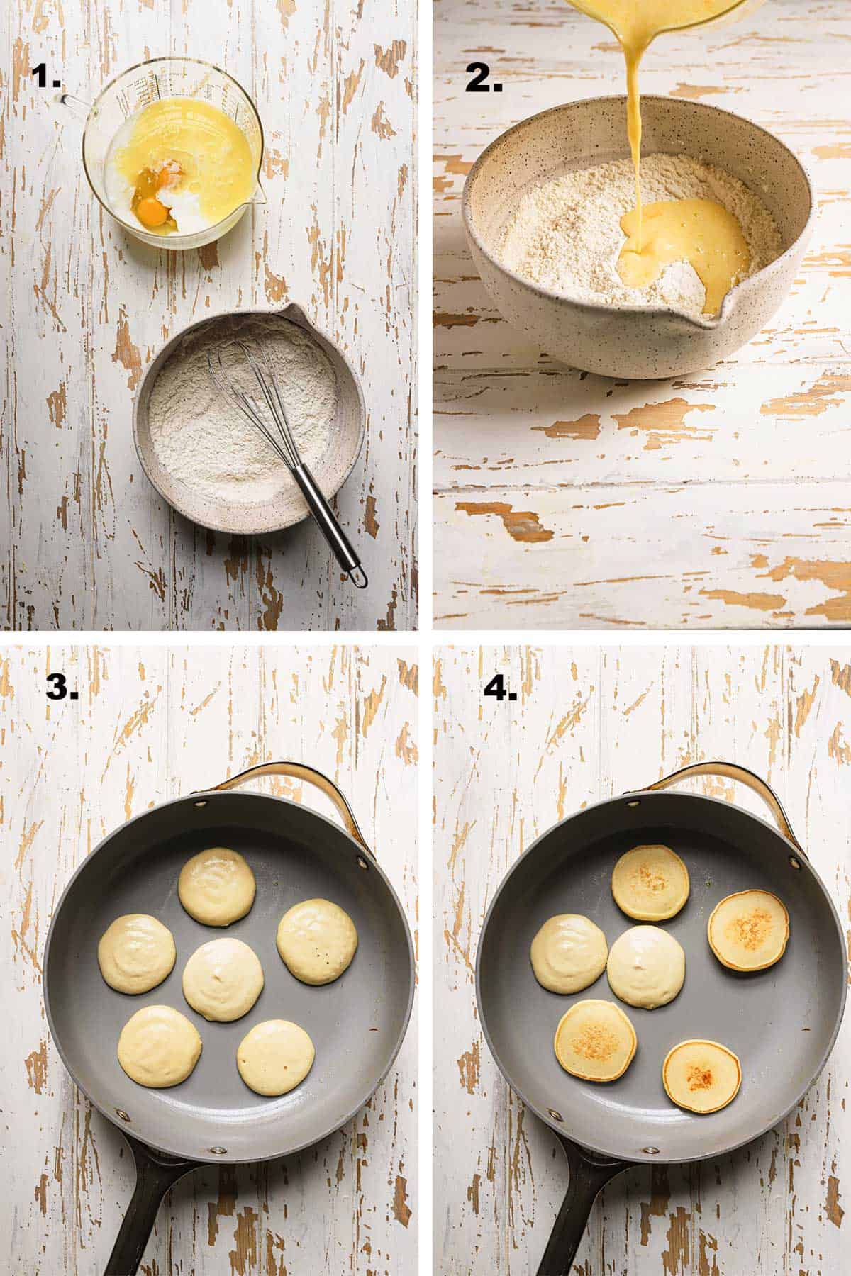 How to make mini pancakes