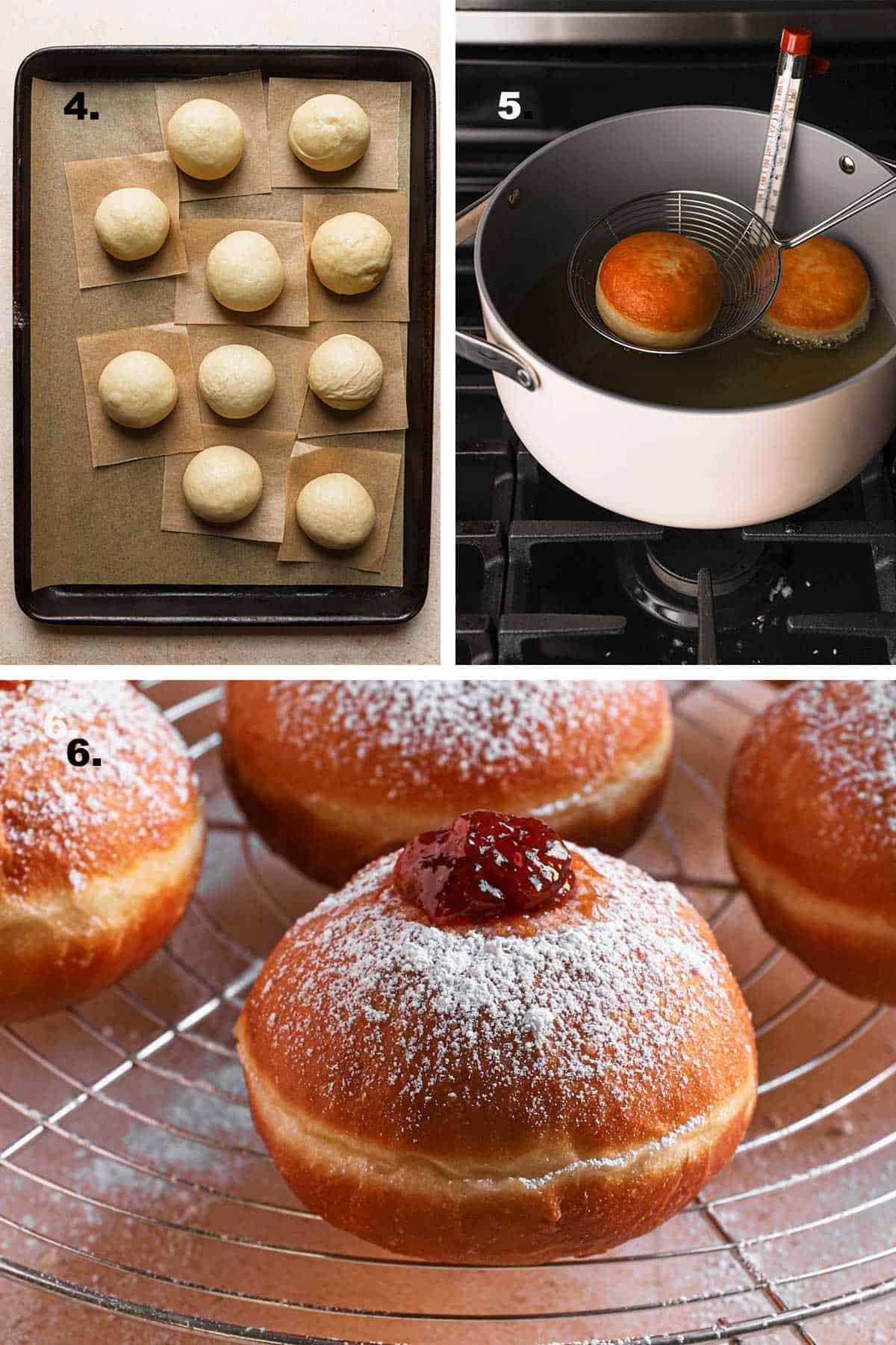 how to make Israeli jelly doughnuts