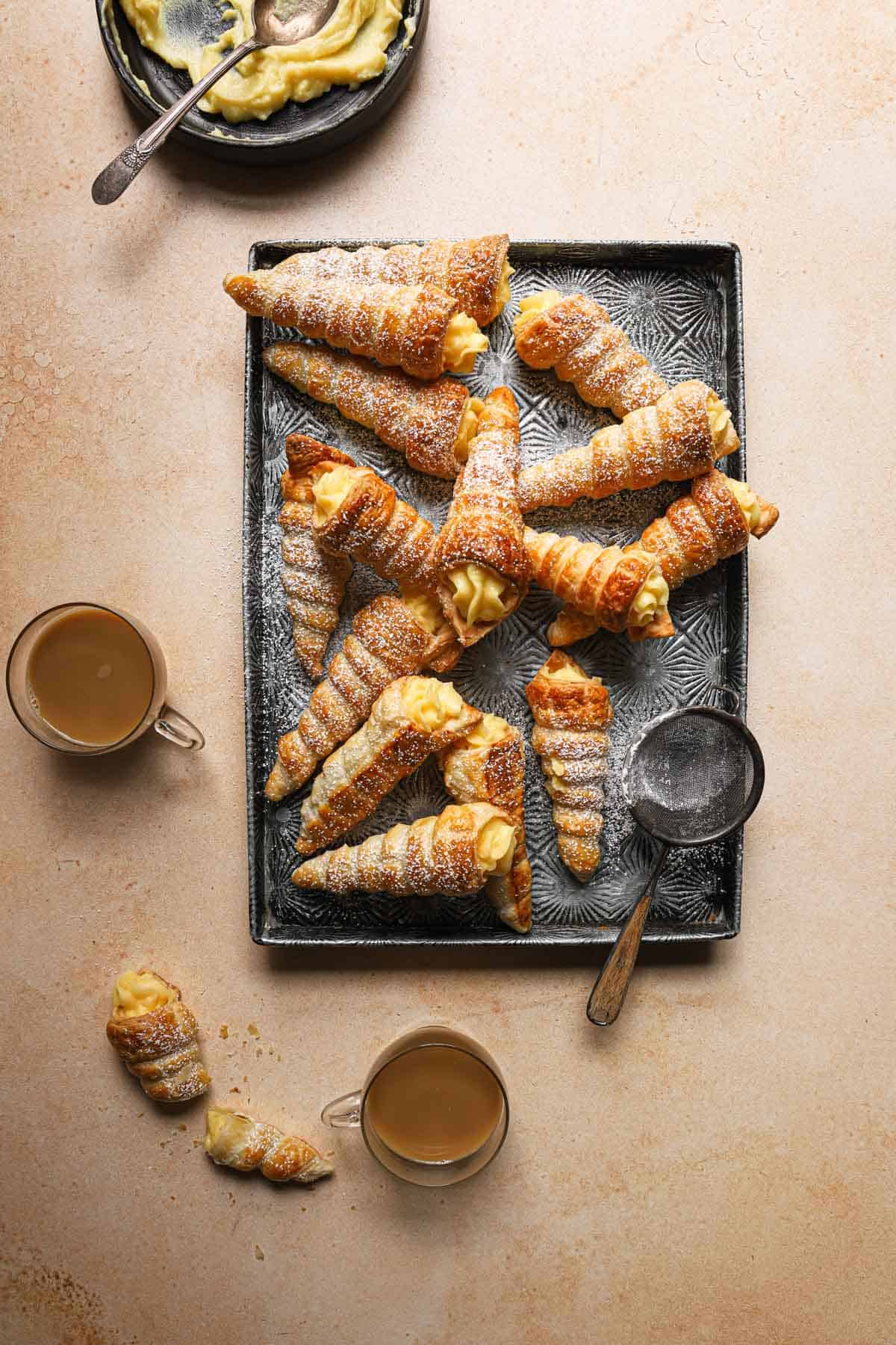 Cannoncini, Italian Cream Horns