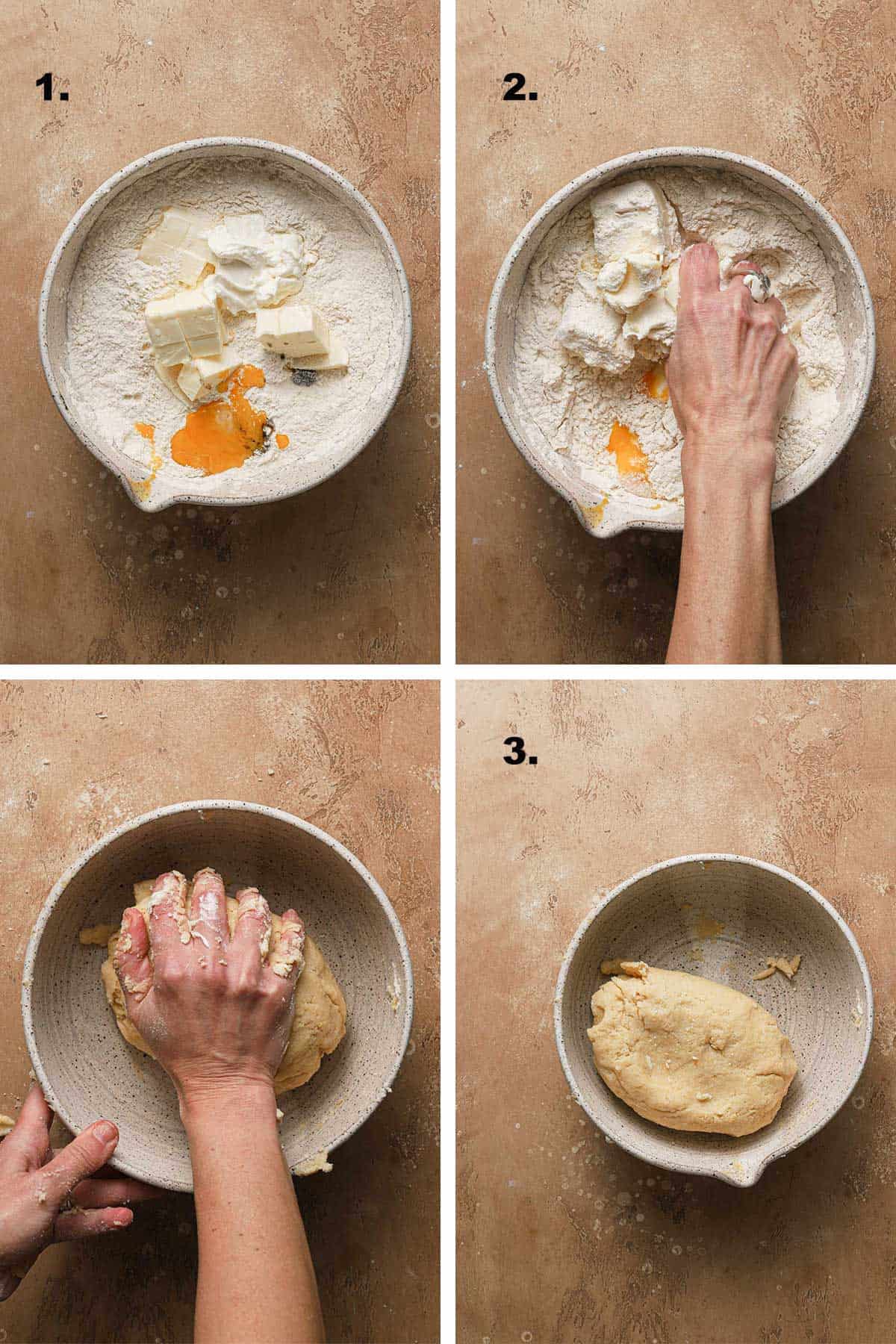 steps to make shortbread purim cookies