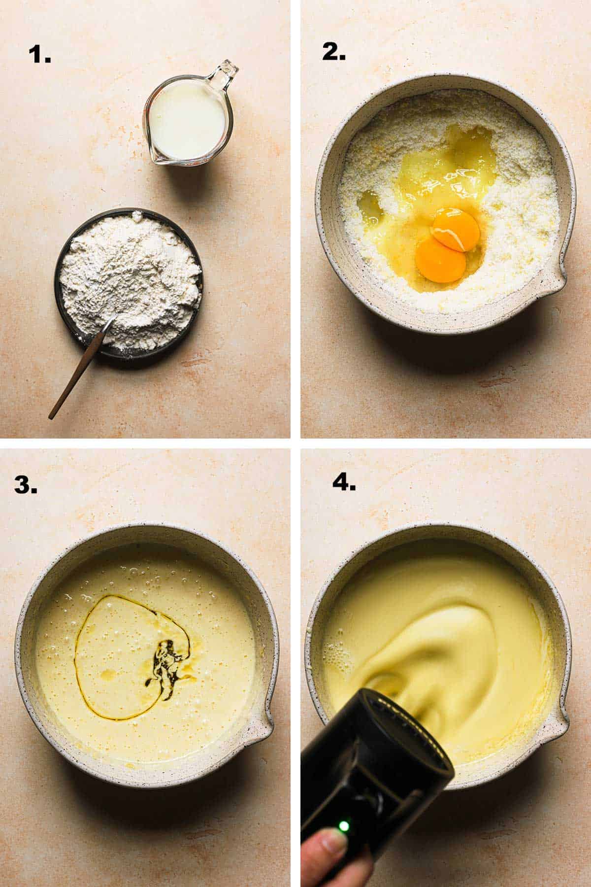 Steps to make limoncello mascarpone cake.