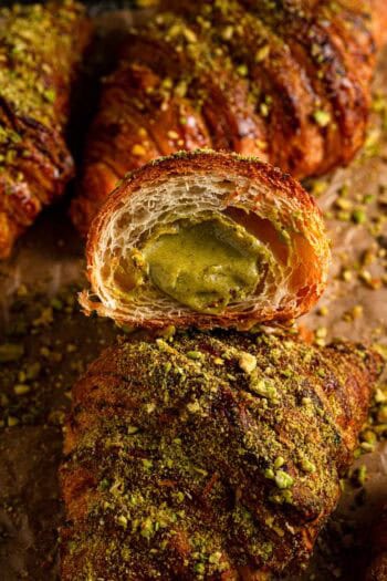 Italian Croissant filled with cream.