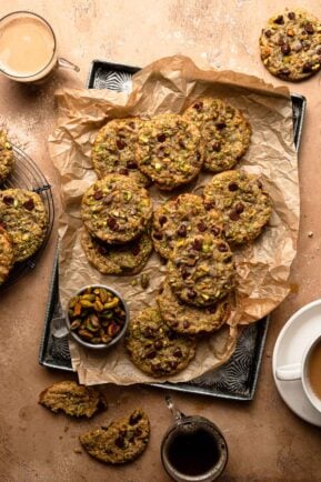 pistachio cookies.
