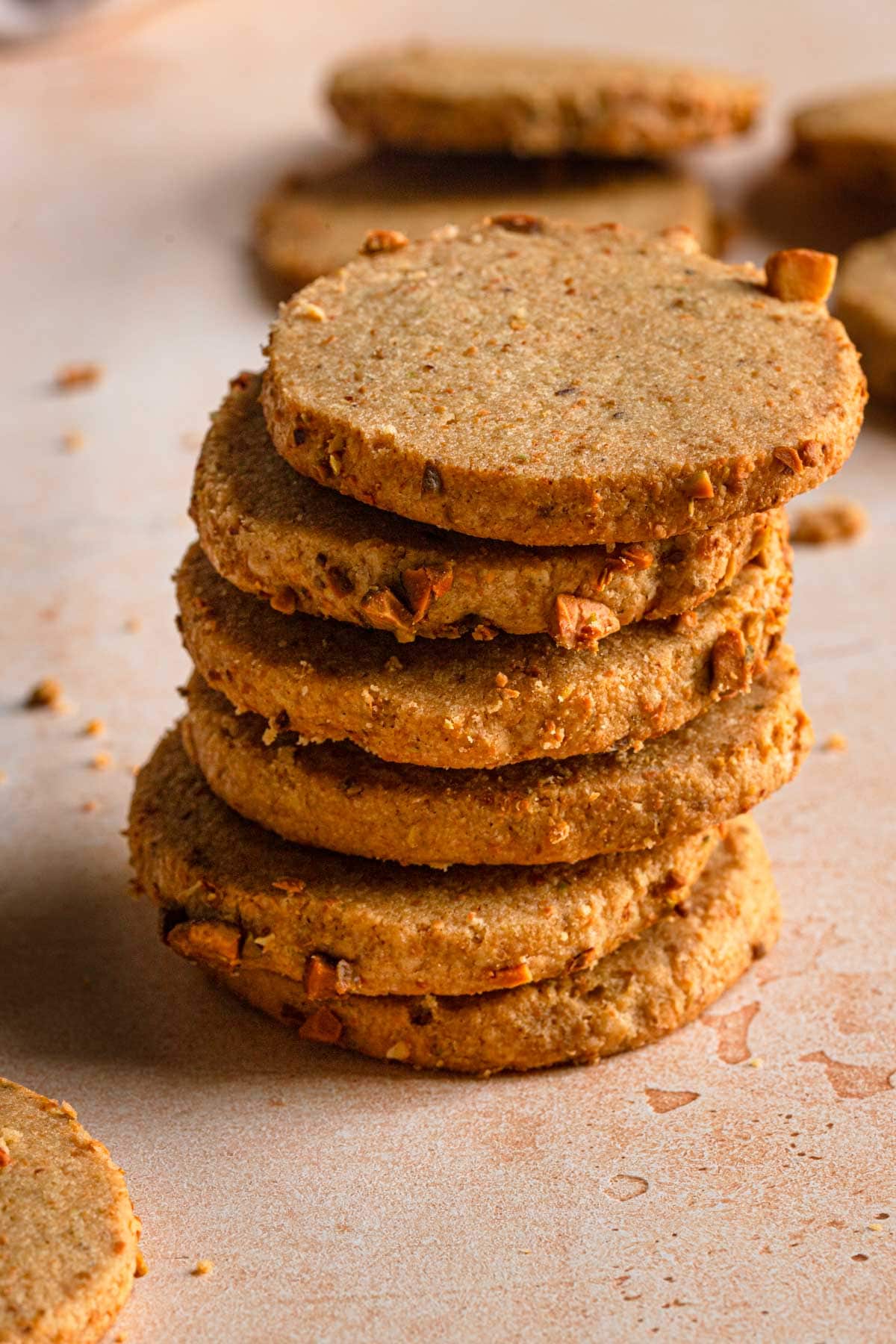 Cookies on top of each other.