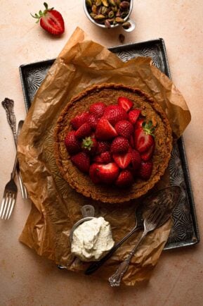 pistachio frangipane tart recipe.