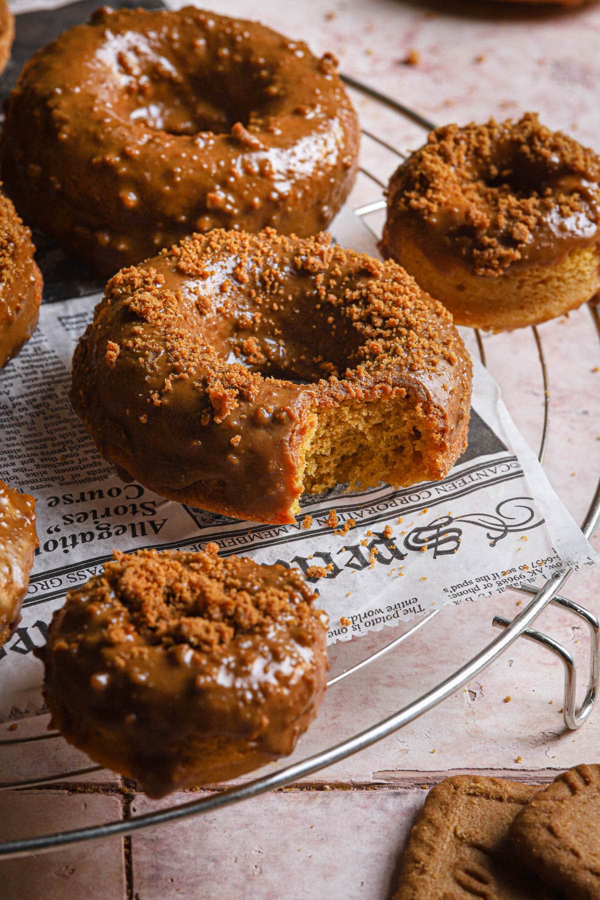 Pumpkin donuts.