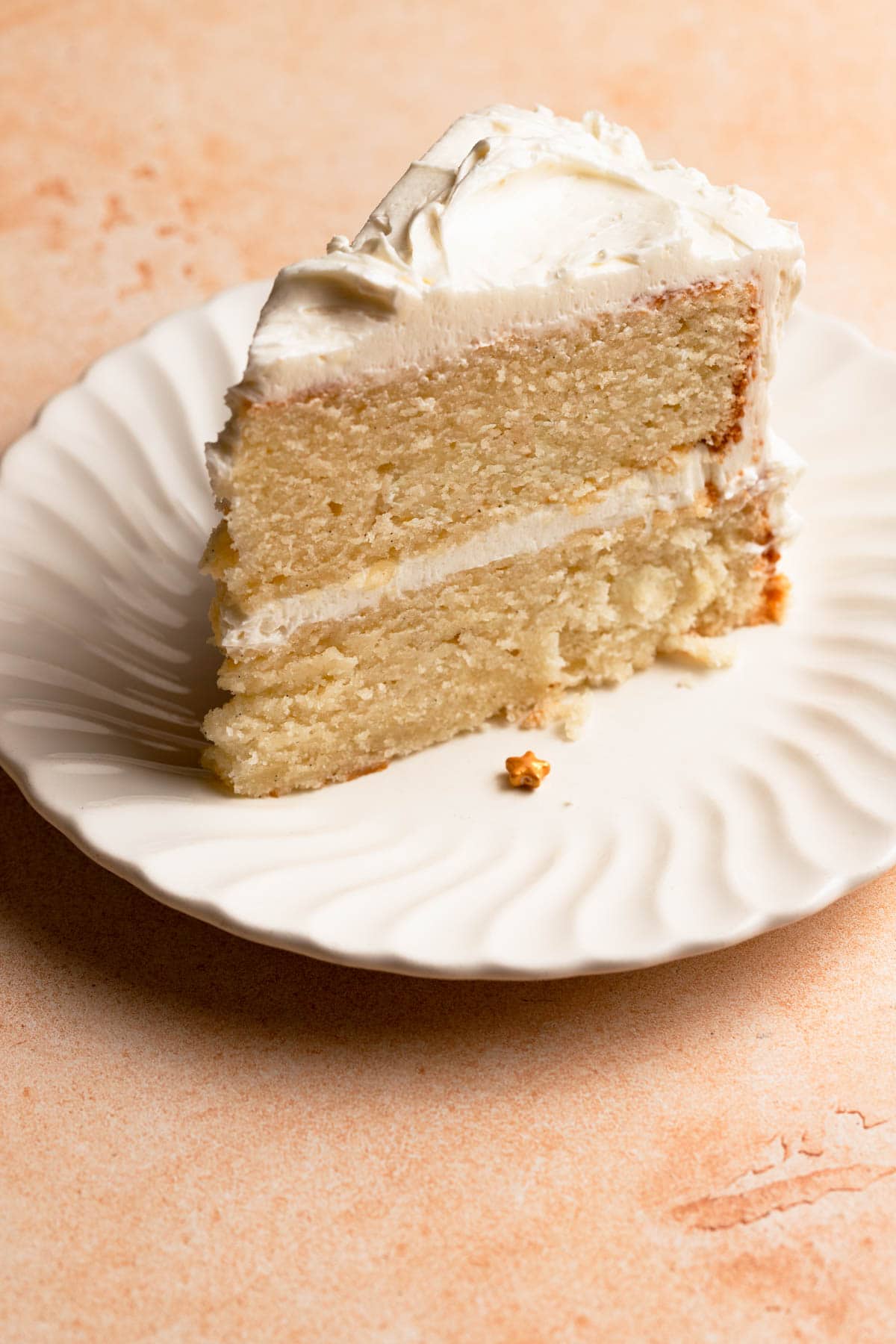 To layers cake slice.