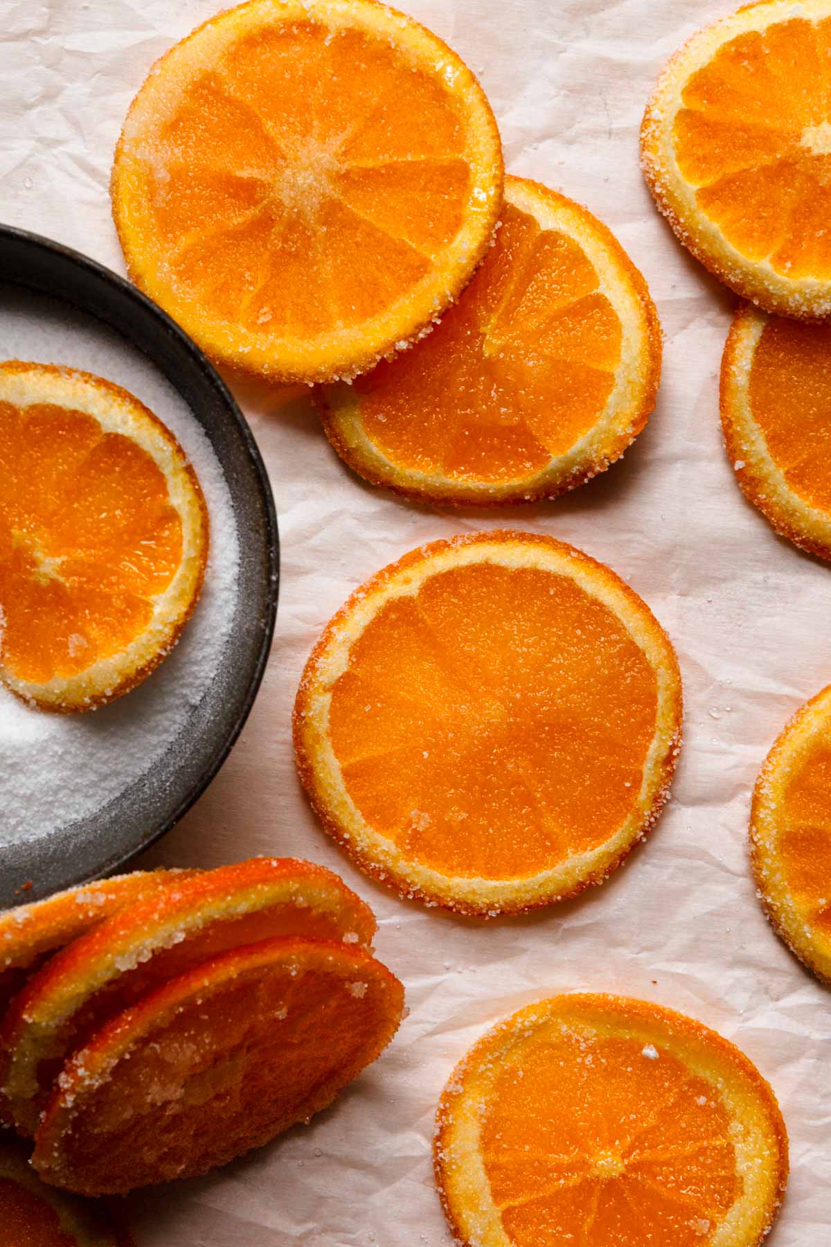 candied orange slices.