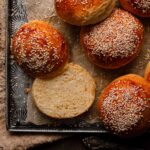 Brioche burger buns recipe.