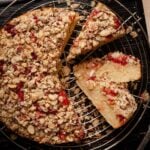 strawberry almond crumb cake recipe.