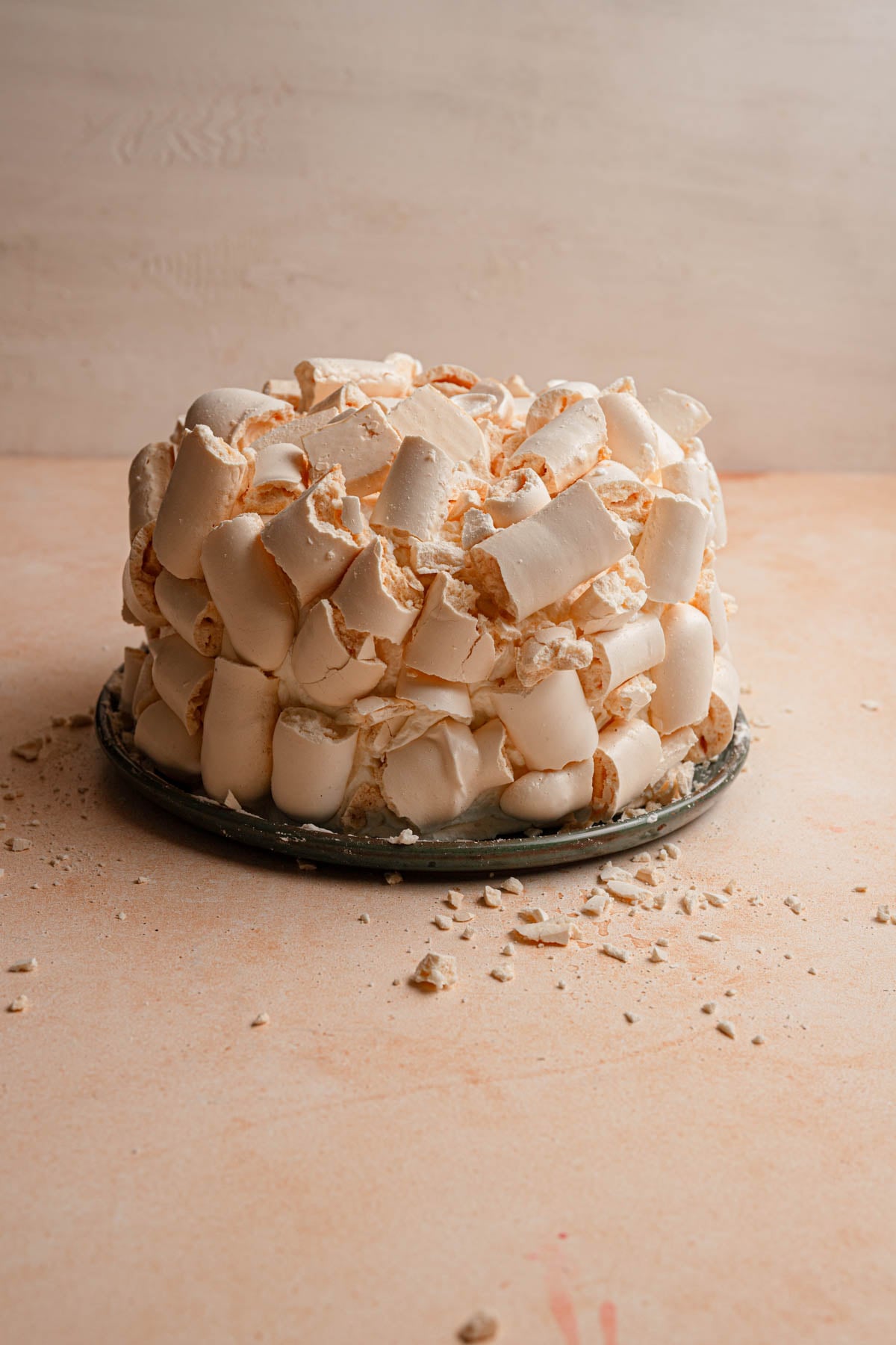 White concorde cake.