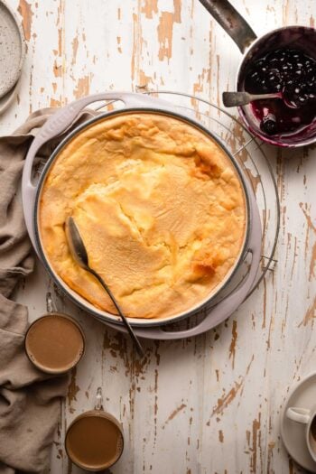 Blintezs casserole in a dish.