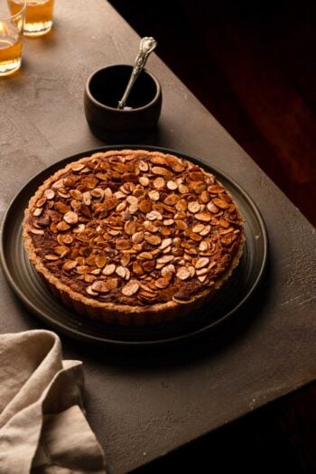 Honey almond tart recipe.