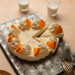 no-bake orange cheesecake.