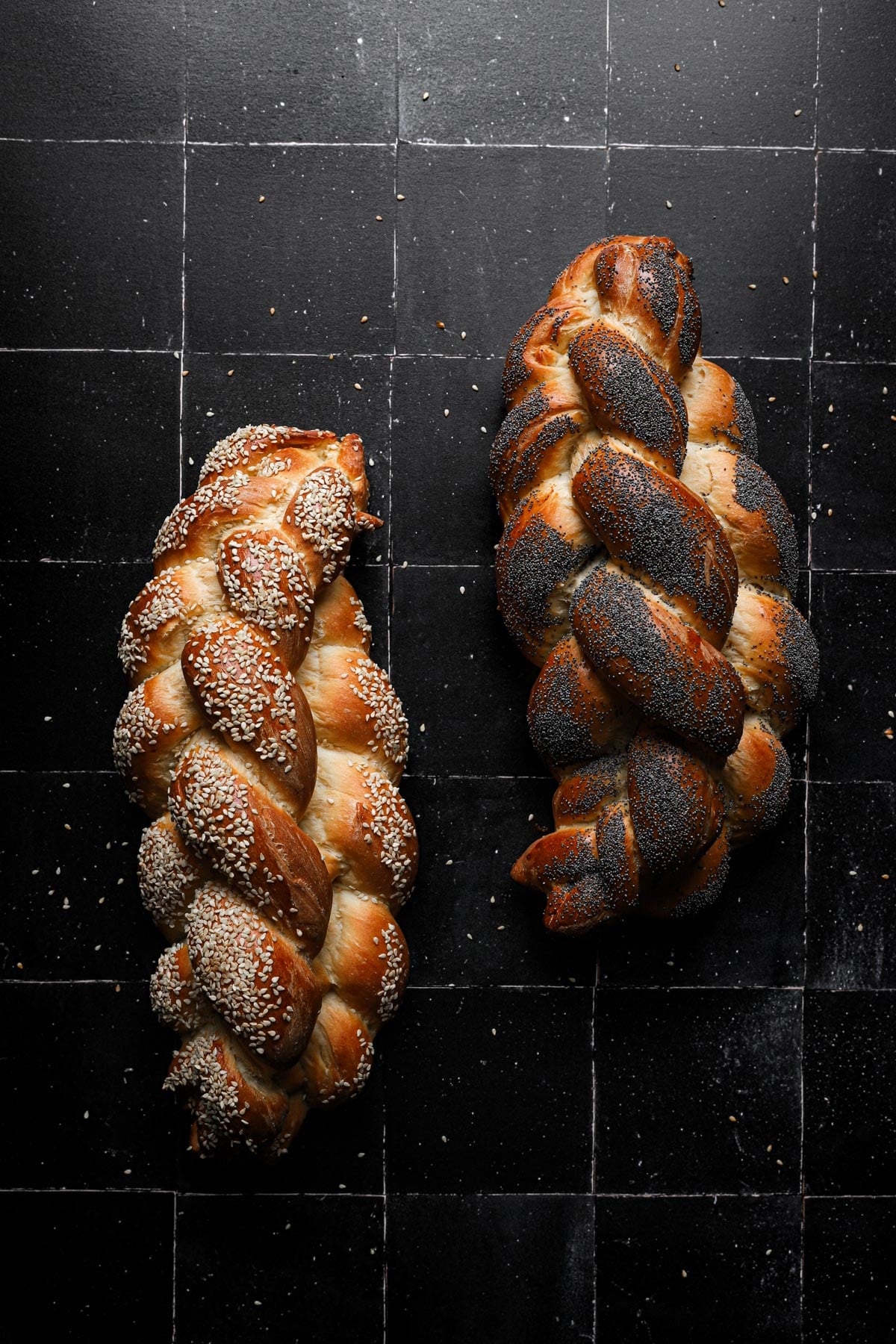 five stands challah.