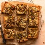 sliced blondies.